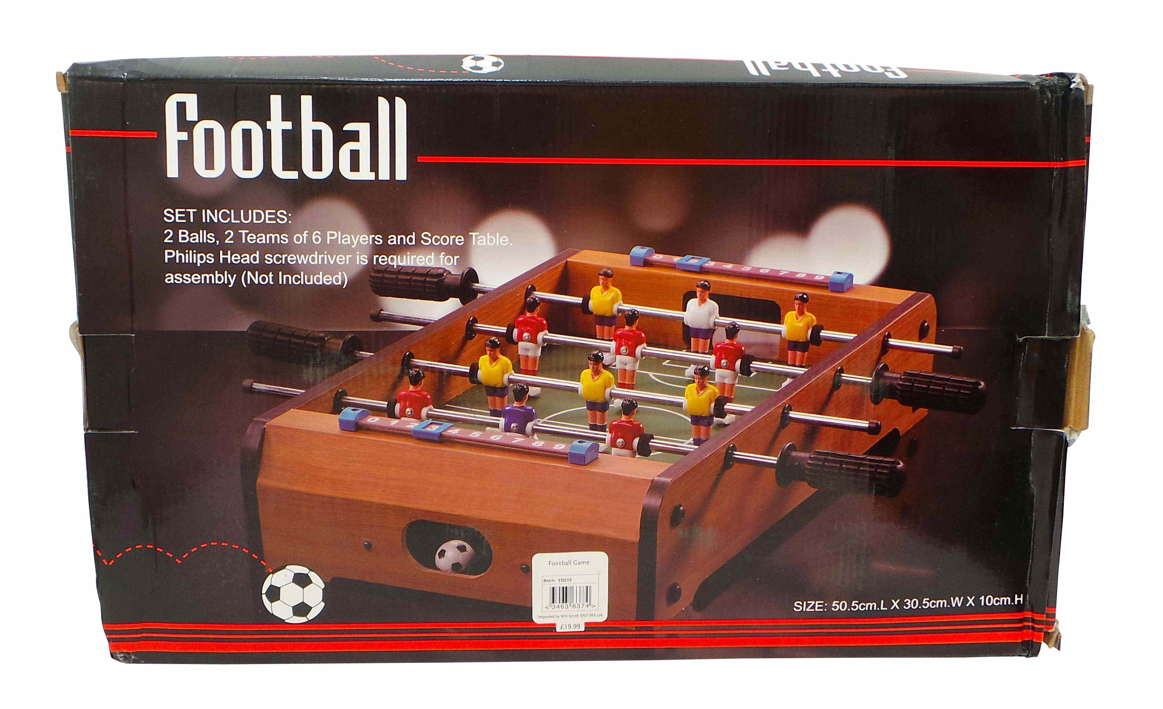 One Off Joblot of 20 Table Top Football Games 2 Teams of 6 Players